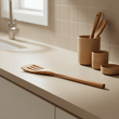 Kora Olive Wood Slotted Spatula