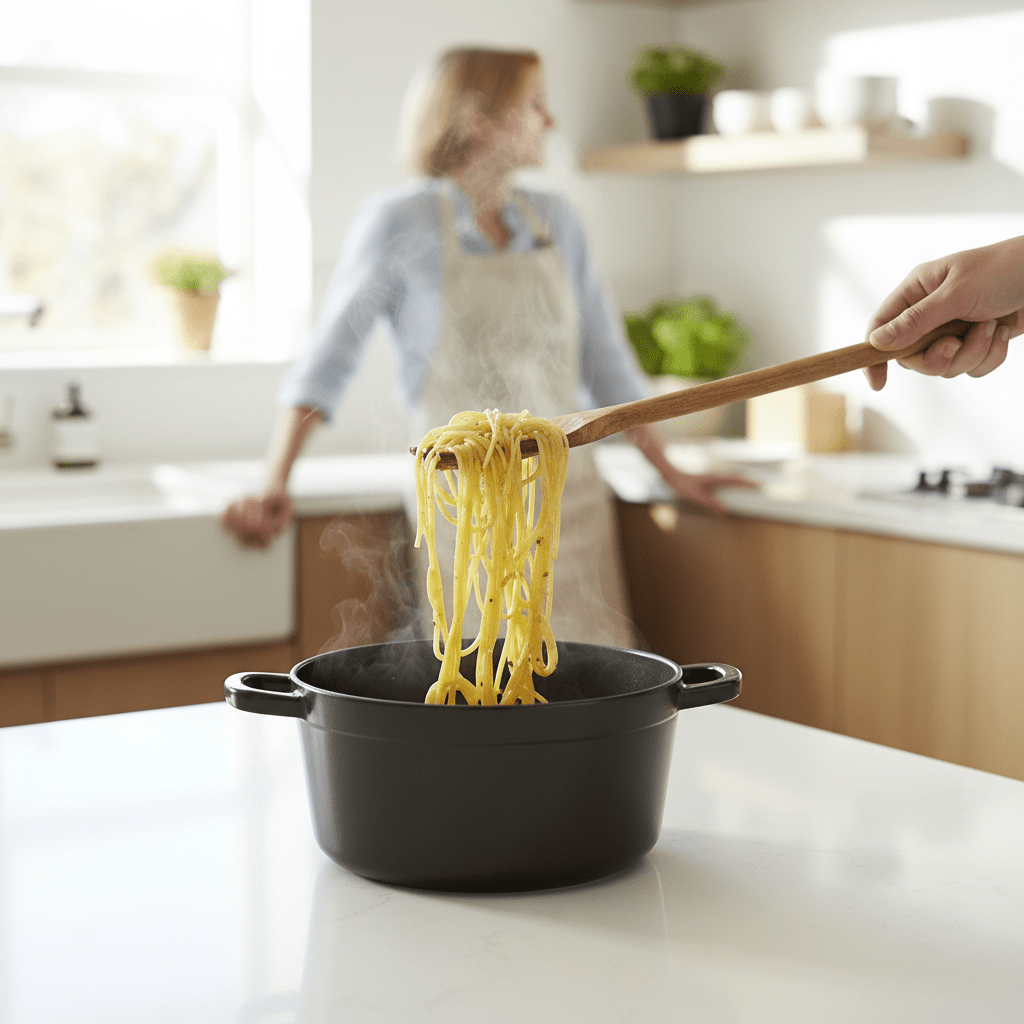 Kora Olive Wood Spaghetti Servers