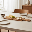 Kora Rectangular Paddle Serving Board in Olive Wood