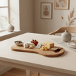 Kora Serving Board With Handle In Olive Wood