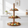 Kora Sheesham Wood Three Tier Cake Stand