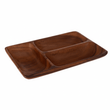 Kora Three Section Serving Dish In Acacia Wood