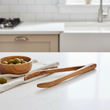 Kora Olive Wood Serving Tongs