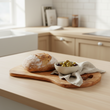 Kora Serving Board With Handle In Olive Wood