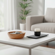 Kora Small Round Bowl In Acacia Wood
