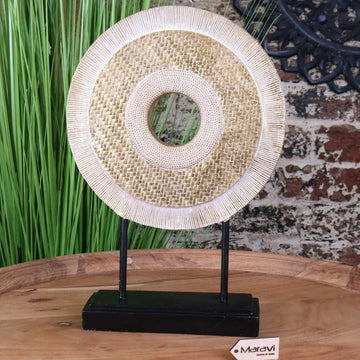 Kudi Luxury Gold Home Ornament Round Shape 37cm