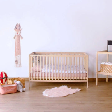 Kukka Natural Wood 2 - Level Cot 70x140