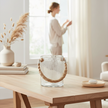 Kuta Natural Rope Medium Lantern