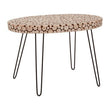Lacuna Fir Wood Oval Coffee Table