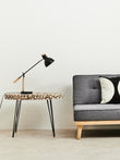 Lacuna Fir Wood Oval Coffee Table