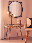 Lacuna Fir Wood Oval Coffee Table