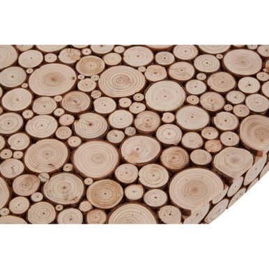 Lacuna Fir Wood Oval Coffee Table