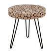 Lacuna Fir Wood Round Side Table