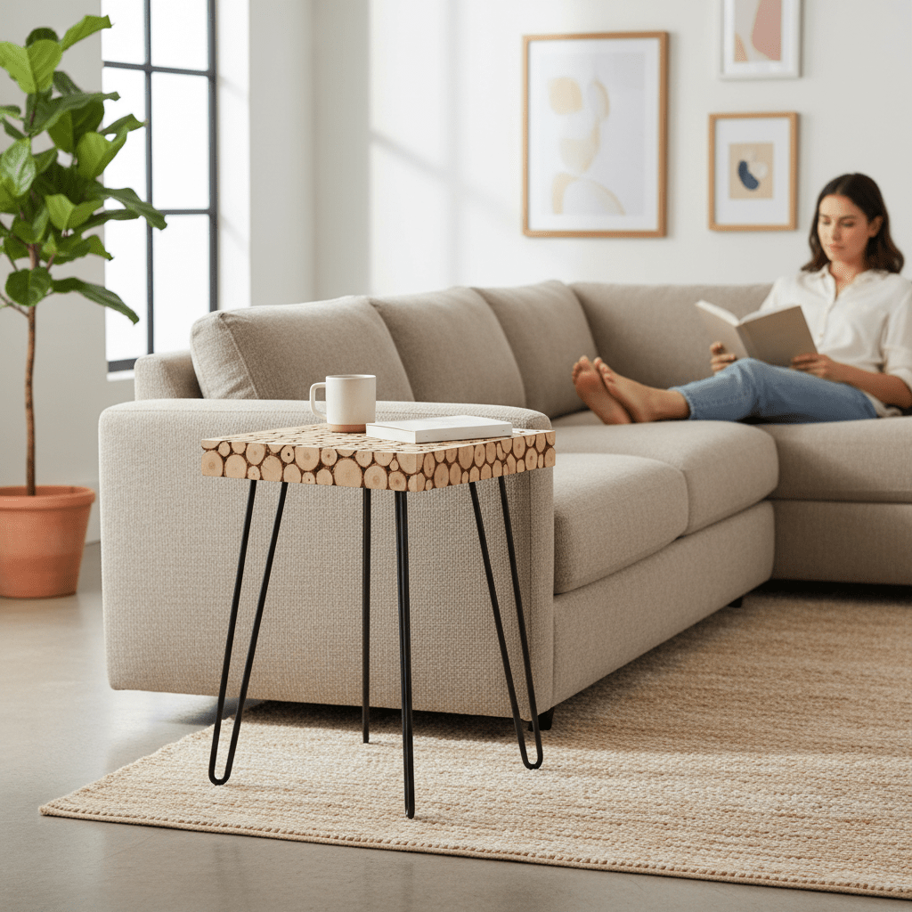 Lacuna Square Side Table