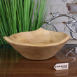 Lailak Three Point Large Wooden Fruit Bowl