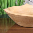 Lailak Three Point Large Wooden Fruit Bowl