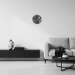 Lamonte Black Marble Wall Clock