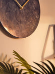 Lamonte Black Marble Wall Clock