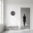 Lamonte Black Marble Wall Clock