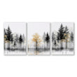 Landscape Canvas Wall Art | Set of 3 Asian Inspired Wall art Prints