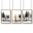 Landscape Canvas Wall Art | Set of 3 Asian Inspired Wall art Prints
