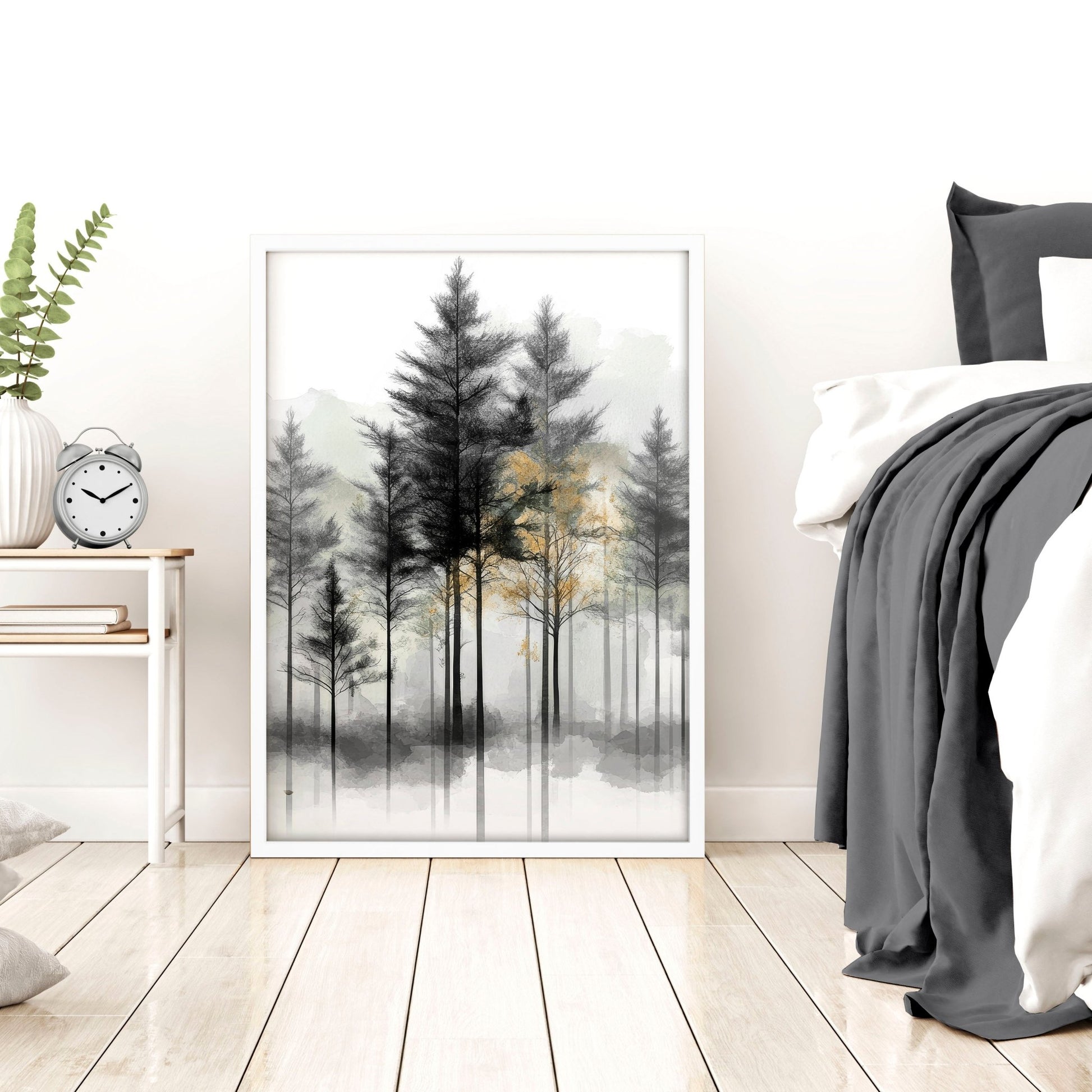 Landscape Canvas Wall Art | Set of 3 Asian Inspired Wall art Prints