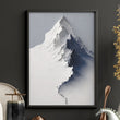 Landscape Wall Art Nordic Snow Mountains & Winter Forest wall art — piece 2 of 3 in the set