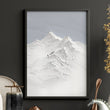 Landscape Wall Art Nordic Snow Mountains & Winter Forest Prints | Set of 3