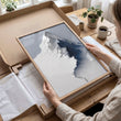 Landscape Wall Art Nordic Snow Mountains & Winter Forest Prints | Set of 3