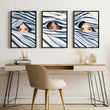 Large Art Prints | Set of 3 Boho Women Wall art Prints