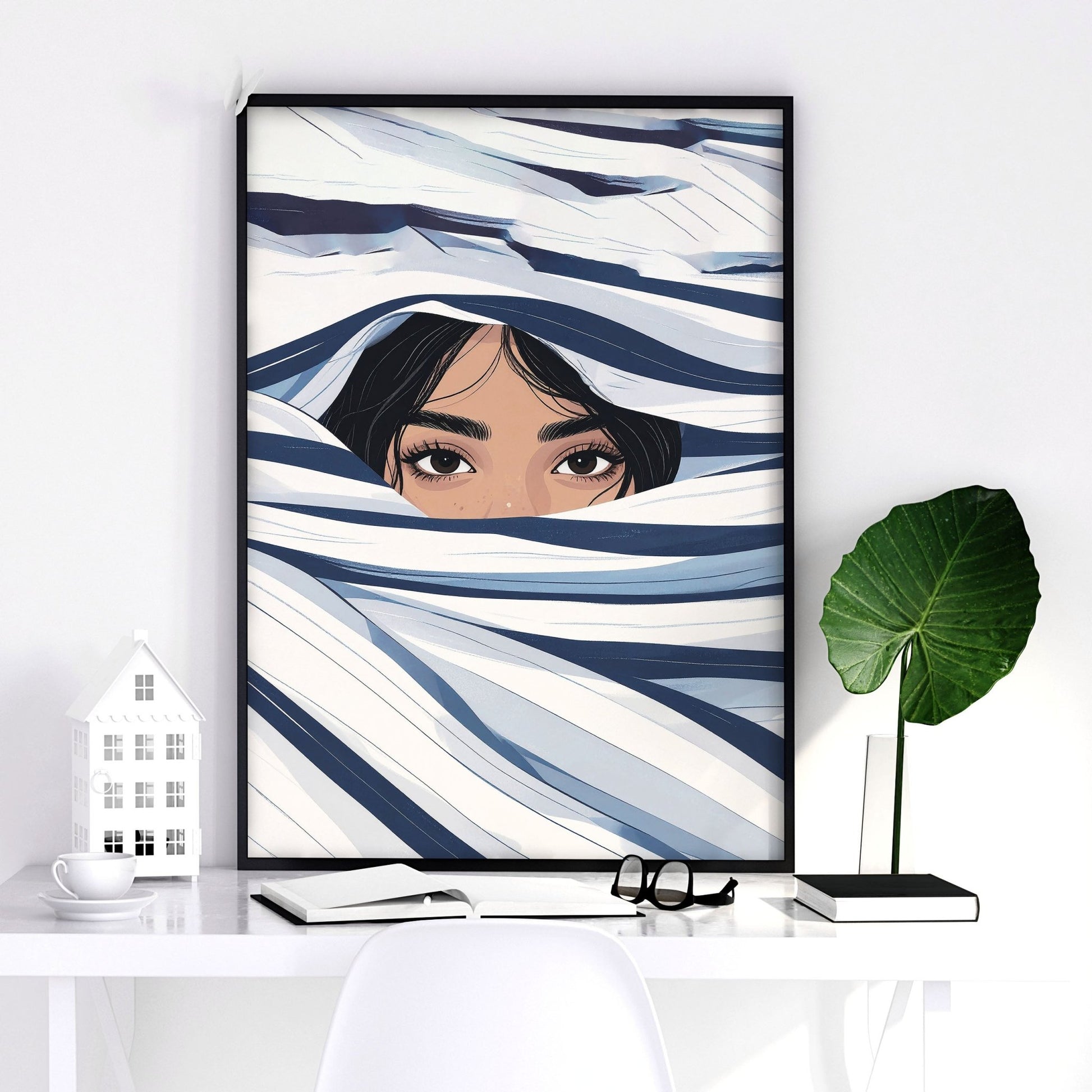 Large Art Prints | Set of 3 Boho Women Wall art Prints