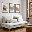 Large Artwork for Living Room Autumn Paris Watercolour | 