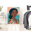 Large Bedroom Wall Art | Set of 3 Boho Women Wall art Prints