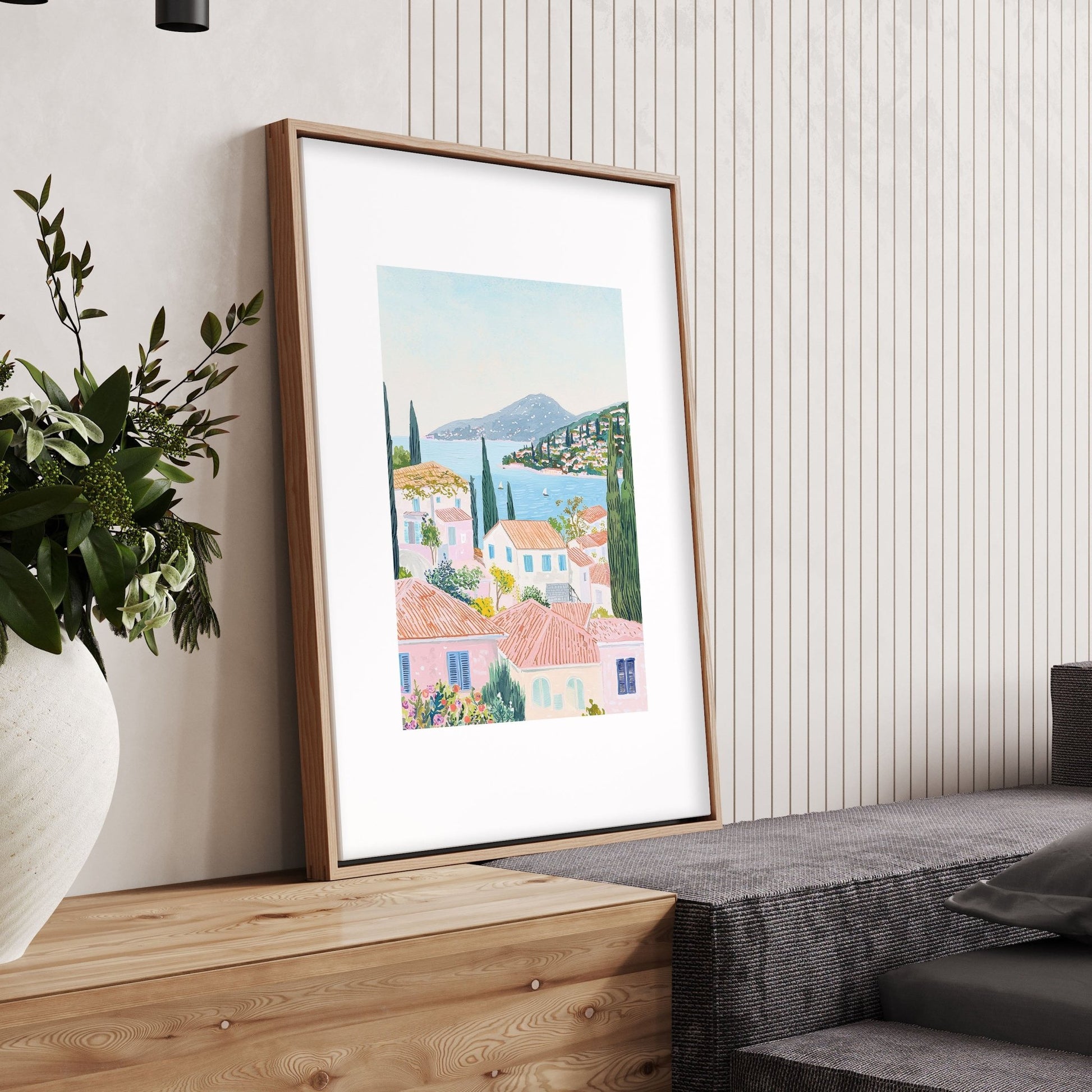 Large Canvas Pictures For Living Room | Set of 3 Beach Decor Wall art Prints