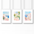 Large Living Room Canvas Art | Set of 3 Beach Decor Wall art Prints