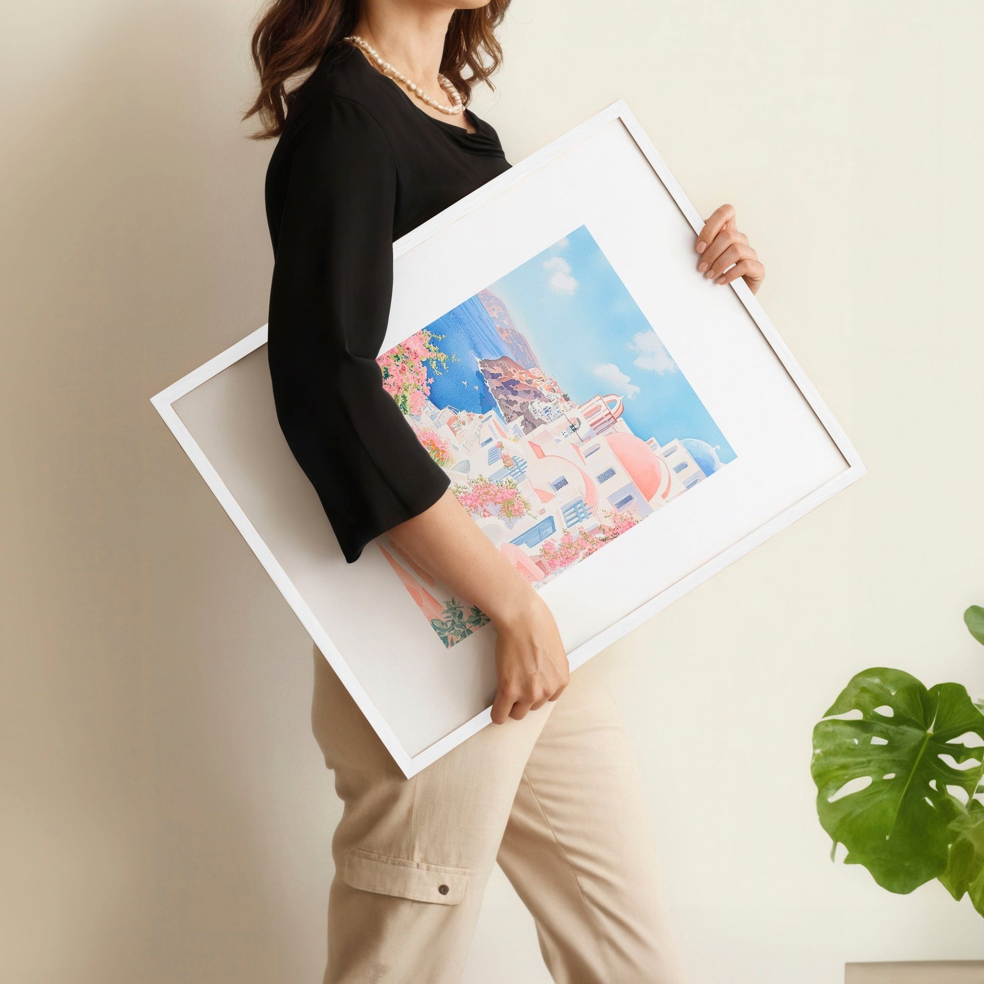 Large Living Room Canvas Art | Set of 3 Beach Decor Wall art Prints