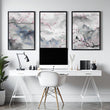 Large Modern Wall Art | Set of 3 Chinoiserie Wall art Prints