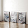 Large Modern Wall Art | Set of 3 Chinoiserie Wall art Prints
