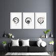 Large Paintings For Living Room Wall | Set of 3 wall art prints