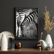 Large Picture Living Room | Set of 3 African Wildlife Wall art Prints