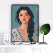Large Pictures For Walls | Set of 3 Boho Women Wall art Prints