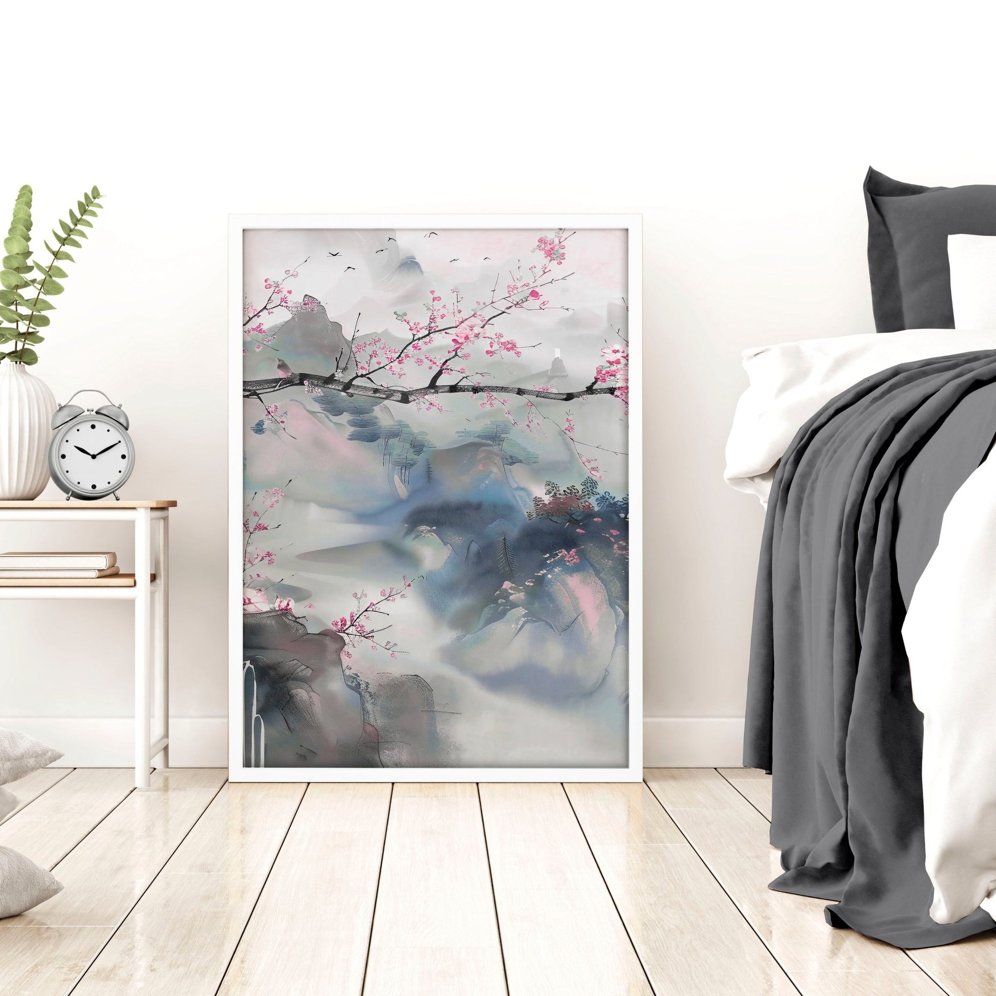 Large Print For Wall | Set of 3 Chinoiserie Wall art Prints