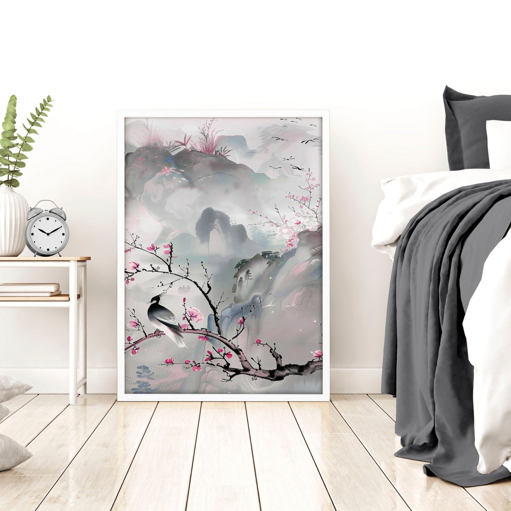 Large Print For Wall | Set of 3 Chinoiserie Wall art Prints