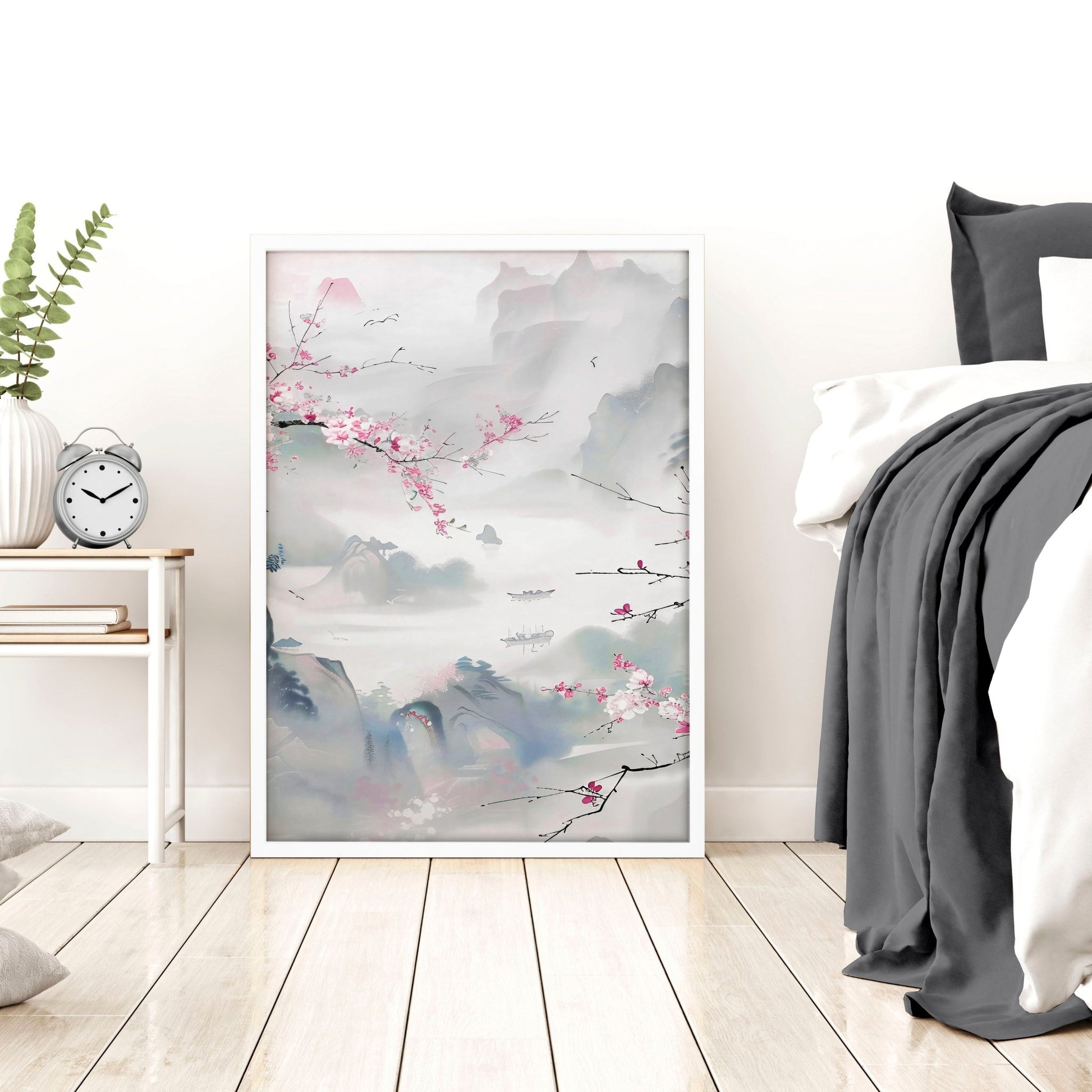 Large Print For Wall | Set of 3 Chinoiserie Wall art Prints