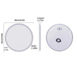 Large Round LED Bathroom Vanity Mirror Anti - Fog with Brighter Lights for Makeup Wall Mount Smart Touch