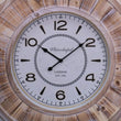 Large Square Wall Clock 80cm Antique Style