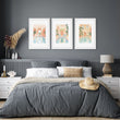 Large Wall Art Framed | Set of 3 Beach Decor Wall art Prints