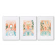 Large Wall Art Framed | Set of 3 Beach Decor Wall art Prints
