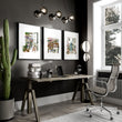 Large Wall Art Green Cottage Flower Shop Illustration displayed on a wall in a styled room — view 3