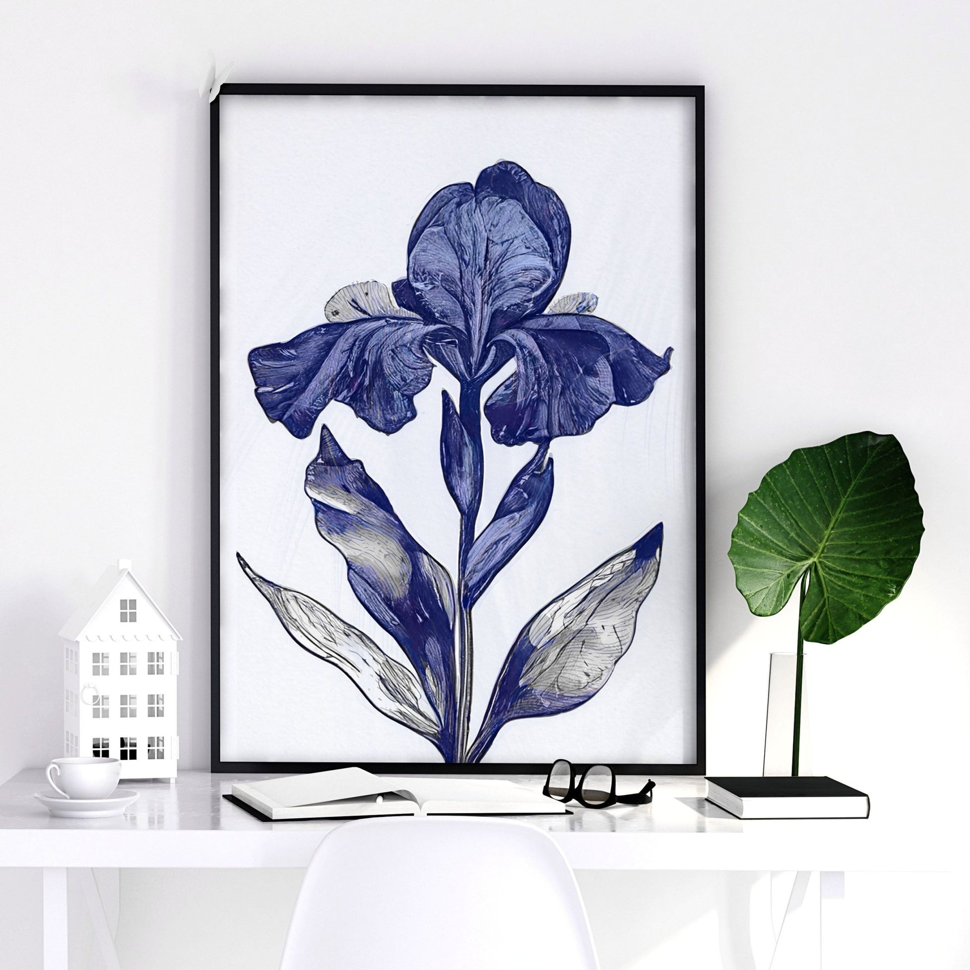 Large Wall Hanging | Set of 3 Botanical Wall art Prints